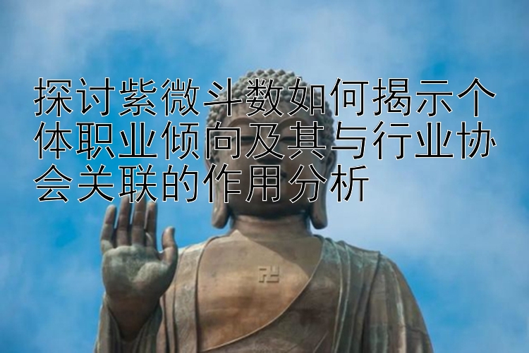 探讨紫微斗数如何揭示个体职业倾向及其与行业协会关联的作用分析