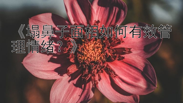 《塌鼻子面相如何有效管理情绪？》