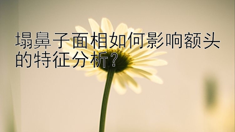 塌鼻子面相如何影响额头的特征分析？