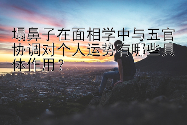 塌鼻子在面相学中与五官协调对个人运势有哪些具体作用？